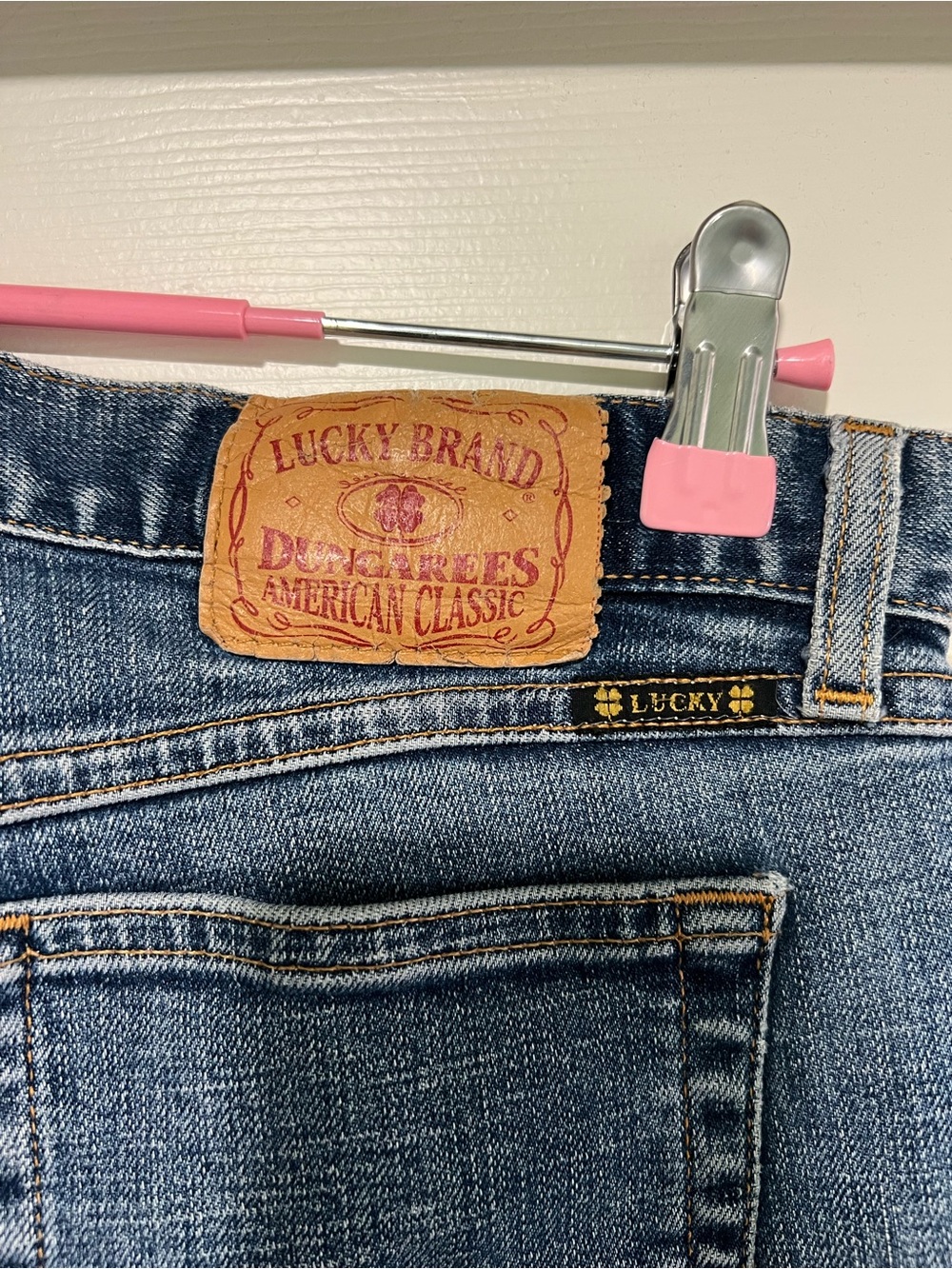 Lucky Brand Dungarees Bootcut Jeans sz 30/10 - Picture 4 of 11